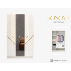 Şkaf Kosova3, 120x200x45 sm, yerli istehsal - AL-61
