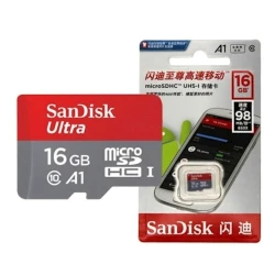 Карта памяти SanDisk 16Gb microSD UHS-U1A1