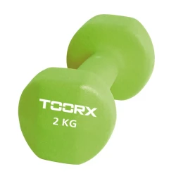 Гантели неопреновые Toorx, зеленые, 2 кг, 2 шт