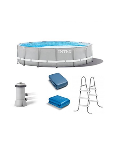 Karkas hovuz Intex 26724, 457 sm, boz