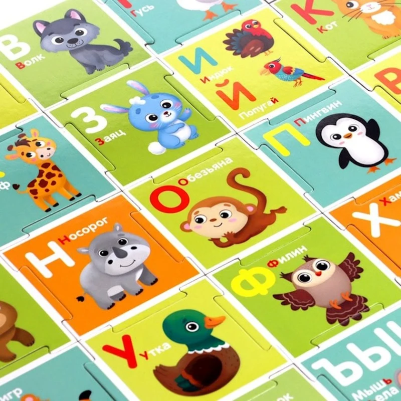 Напольный пазл IQ-Zabiaka Собираем алфавит