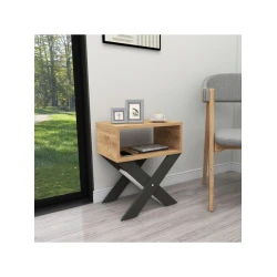 Тумба Art Mebel Art_tumba_26, ламинат, сонома/антрацит, 60x40x40 см Тумба Art Mebel Art_tumba_26, ламинат, сонома/антрацит, 60x40x40 см