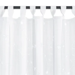 Штора JYSK Dolma, 140x245 см, полиэстер, белый Штора JYSK Dolma, 140x245 см, полиэстер, белый