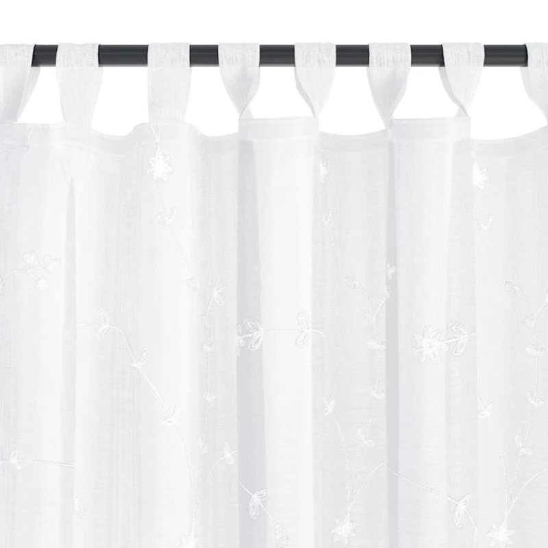 Штора JYSK Dolma, 140x245 см, полиэстер, белый Штора JYSK Dolma, 140x245 см, полиэстер, белый