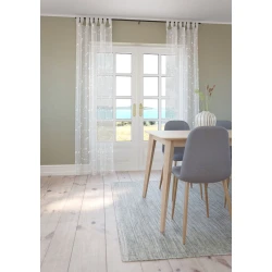 Штора JYSK Dolma, 140x245 см, полиэстер, белый Штора JYSK Dolma, 140x245 см, полиэстер, белый