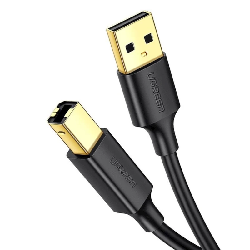 Кабель Ugreen US135 USB 2.0 AM to BM Print Cable Black, 1.5 м Кабель Ugreen US135 USB 2.0 AM to BM Print Cable Black, 1.5 м