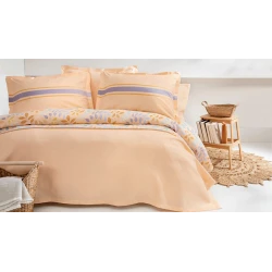 Комплект постельного белья Yataş Ellen, пике 160x220 см, простыня 100x200x36 см, наволочка 50x70 см, односпальный, хлопок, разноцветный Комплект постельного белья Yataş Ellen, пике 160x220 см, простыня 100x200x36 см, наволочка 50x70 см, односпальный, хлопок, разноцветный