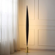 Döşəməüstü lampa Lustore LFL047, qara/qızılı