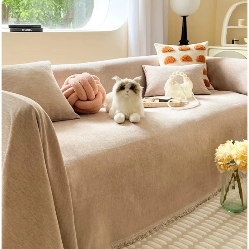 Накидка на диван MiraNova CTS-297, 180x180 см, бежевая Накидка на диван MiraNova CTS-297, 180x180 см, бежевая