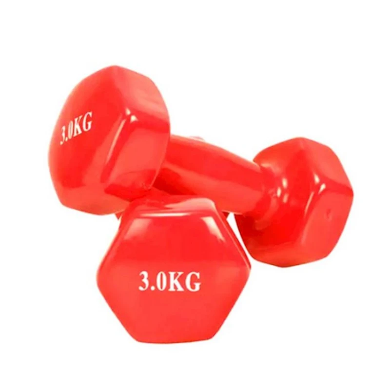 Гантели для фитнеса Sweat цельные (неразборные) 2 штуки по 3 кг Гантели для фитнеса Sweat цельные (неразборные) 2 штуки по 3 кг