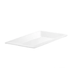 Блюдо сервировочное Wilmax ромб, 30.5x10 см, фарфор, белый Блюдо сервировочное Wilmax ромб, 30.5x10 см, фарфор, белый