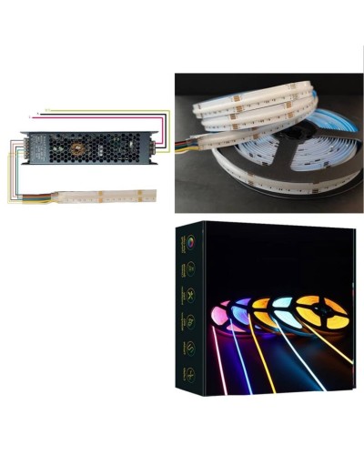 Ağıllı işıq zolağı Tuya RGBCW LED Zigbee 10m