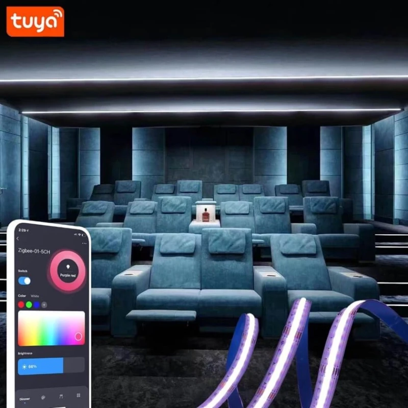 Умная светодиодная лента Tuya RGBCW LED Zigbee 10m Умная светодиодная лента Tuya RGBCW LED Zigbee 10m