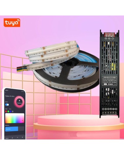 Ağıllı işıq zolağı Tuya RGBCW LED Zigbee 10m