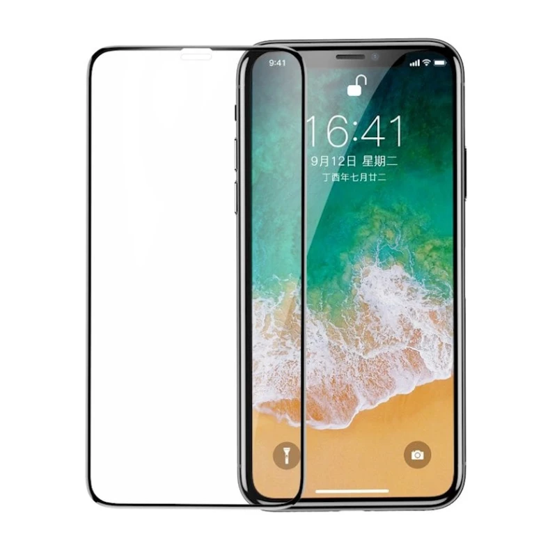 Qoruyucu şüşə Baseus Full Coverage Curved Tempered Glass Protector Apple iPhone XS/X/11 Pro üçün