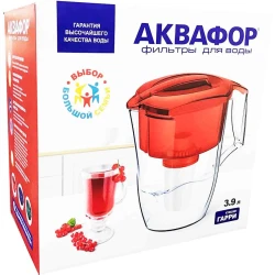 Фильтр-кувшин Аквафор Гарри, 3, 9л, красный Фильтр-кувшин Аквафор Гарри, 3, 9л, красный