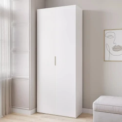 Шкаф Art Mebel Art-80-3, ЛДСП, белый, 50х80х210 см Шкаф Art Mebel Art-80-3, ЛДСП, белый, 50х80х210 см