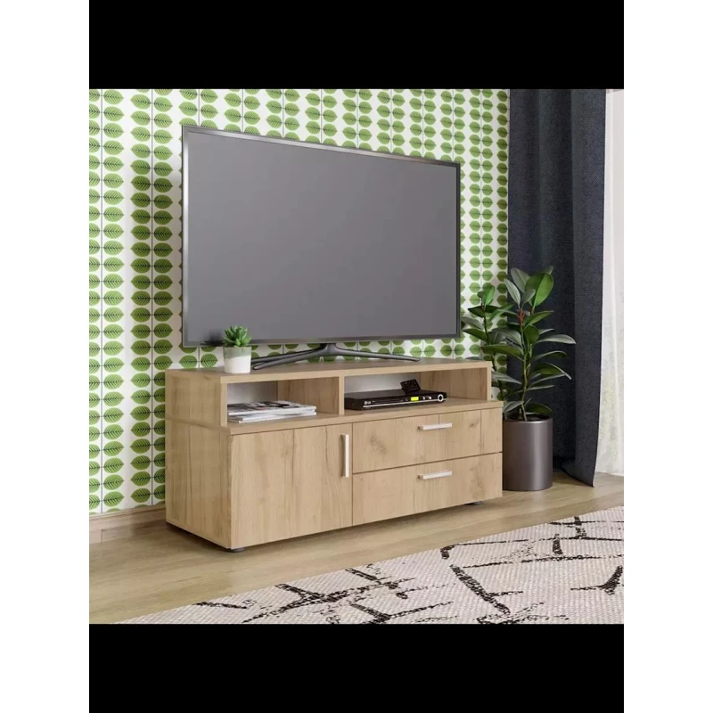 TV üçün tumba 3563_LETNEWCompacZol, LDSP, qəhvəyi, 42.5x34.8x92 sm