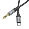 Аудиокабель Hoco UPA26 USB-C - 3.5 mm AUX Black 1 м
