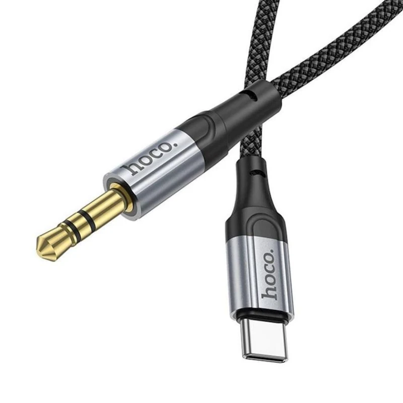 Аудиокабель Hoco UPA26 USB-C - 3.5 mm AUX Black 1 м