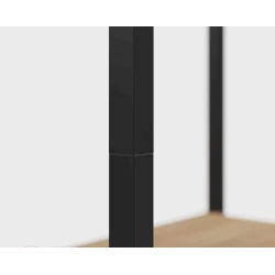 Стеллаж Mio Tesoro Mini Joy Loft, ЛДСП/металл, черный/бежевый, 34x34x119 см Стеллаж Mio Tesoro Mini Joy Loft, ЛДСП/металл, черный/бежевый, 34x34x119 см