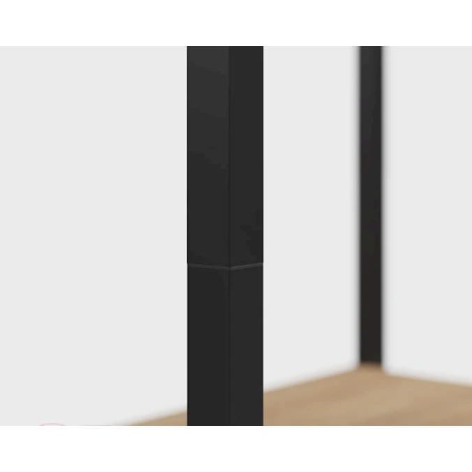 Стеллаж Mio Tesoro Mini Joy Loft, ЛДСП/металл, черный/бежевый, 34x34x119 см Стеллаж Mio Tesoro Mini Joy Loft, ЛДСП/металл, черный/бежевый, 34x34x119 см