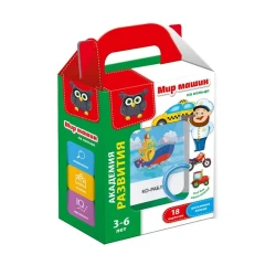 Masaüstü oyun Vladi Toys Dairədə kartlar Maşınlar aləmi, KahnToys132 Masaüstü oyun Vladi Toys Dairədə kartlar Maşınlar aləmi, KahnToys132