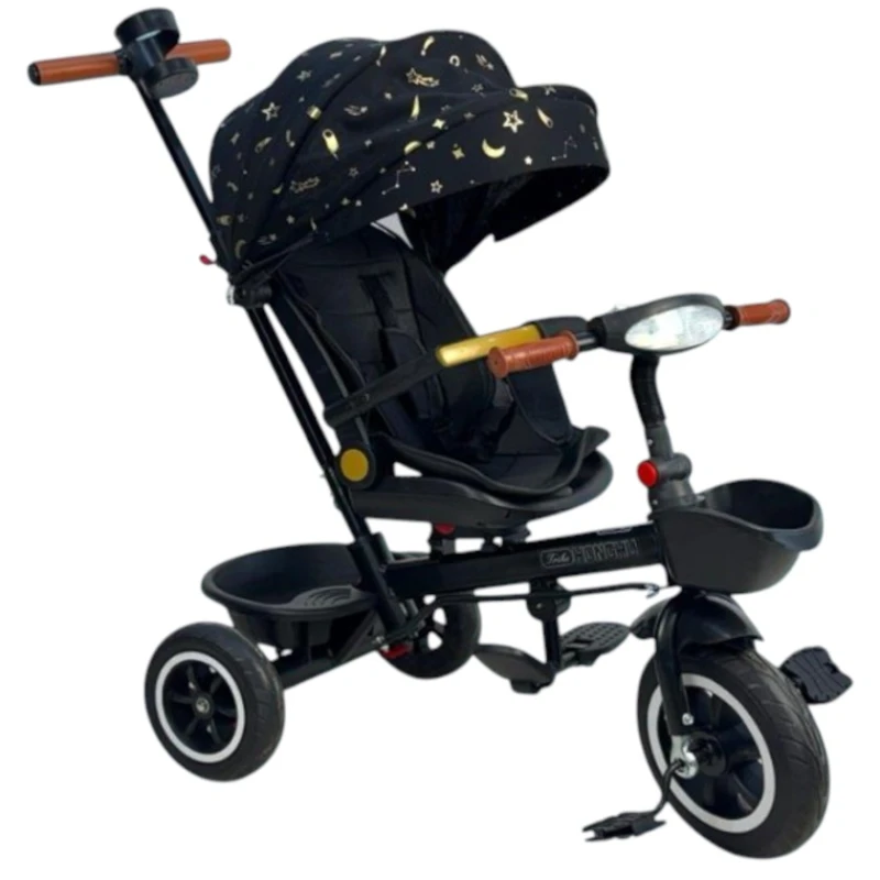 Uşaqlar üçün üçtəkərli velosiped 6170_RB_210967, qara