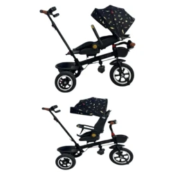 Uşaqlar üçün üçtəkərli velosiped 6170_RB_210967, qara