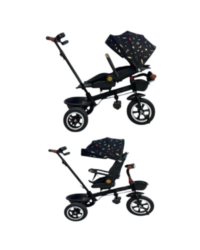 Uşaqlar üçün üçtəkərli velosiped 6170_RB_210967, qara