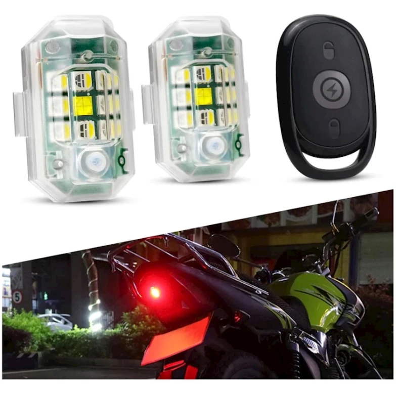 Стробоскоп для велосипеда 0005, Led, пластик, черный