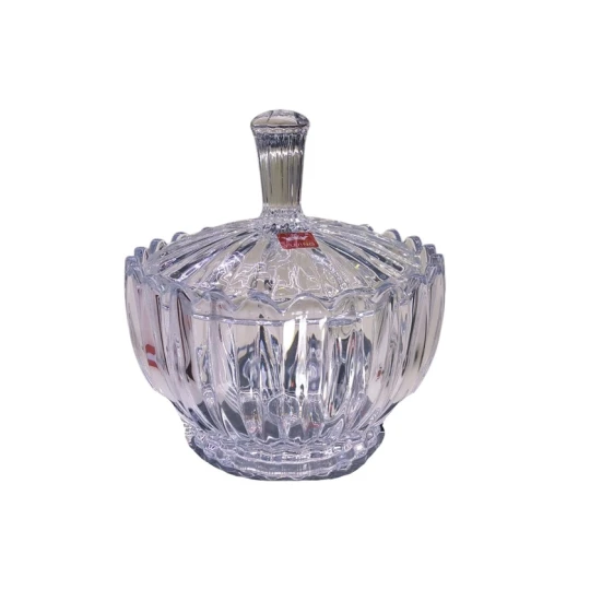 Сахарница Yujing Glass Ware YJP-7025-4, стекло, прозрачный Сахарница Yujing Glass Ware YJP-7025-4, стекло, прозрачный