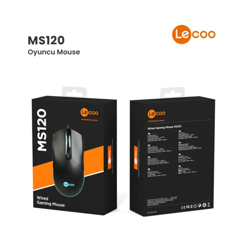 Проводная мышь Lecoo MS120 Black Проводная мышь Lecoo MS120 Black