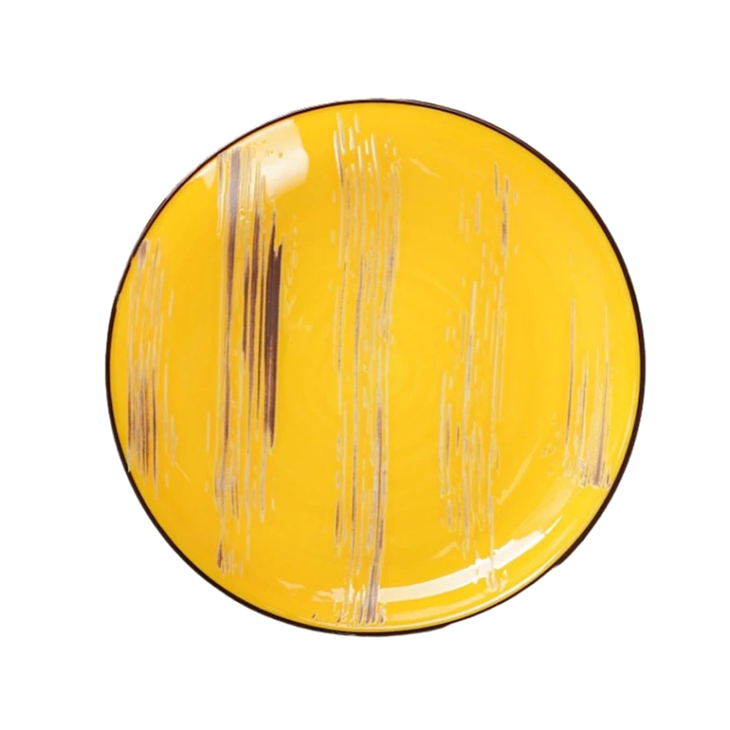 Тарелка десертная Wilmax WL‑668411/A, круглая, 18 см, фарфор, желтая Тарелка десертная Wilmax WL‑668411/A, круглая, 18 см, фарфор, желтая