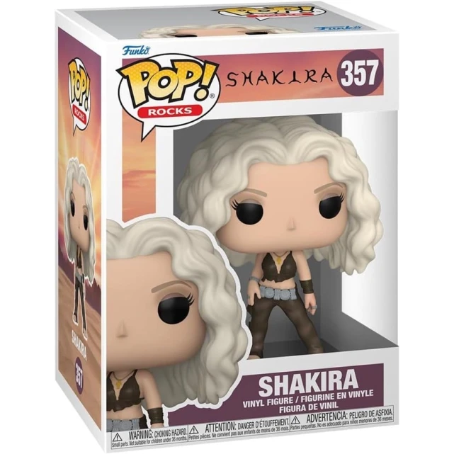 Фигурка Funko POP! Rocks: Shakira (Whenever/Wherever), винил, 10 см, 3+ лет Фигурка Funko POP! Rocks: Shakira (Whenever/Wherever), винил, 10 см, 3+ лет
