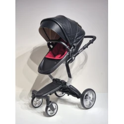 Детская коляска f22, черная