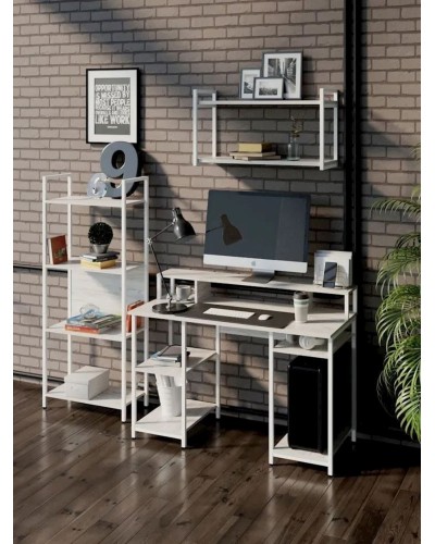 Yazı masası Comp Games White, 87х55х120 sm, ağ