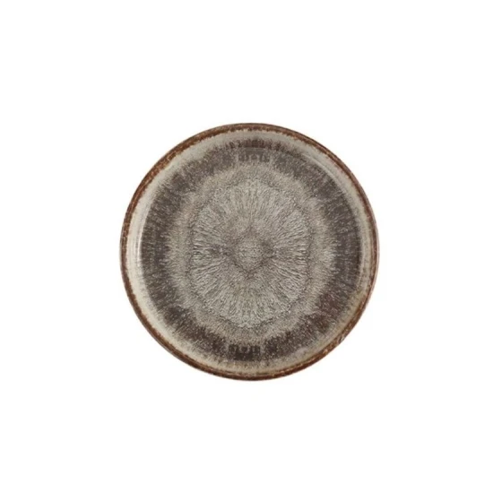 Тарелка Porland Stoneware Iris, круглая, 27 см, коричневая Тарелка Porland Stoneware Iris, круглая, 27 см, коричневая