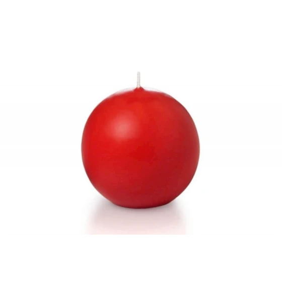 Свеча Horizon Candles, 7см, круглая, парафин, красный Свеча Horizon Candles, 7см, круглая, парафин, красный