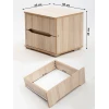 Прикроватная тумбочка Letta 50x43x45 см, ЛДСП, древесный Прикроватная тумбочка Letta 50x43x45 см, ЛДСП, древесный