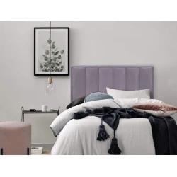 Двуспальная кровать Art_ikili_yataq 94, текстиль, сиреневая, 120x200х200 см