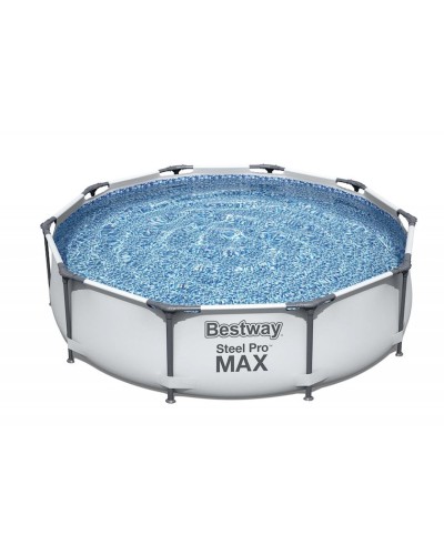 Çərçivəli yerüstü hovuz Bestway Pro Max 56406, dairəvi, 305x76 sm, boz