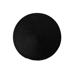 Сервировочный коврик Porland 04STY005186, полиуретан, черный, 38 см