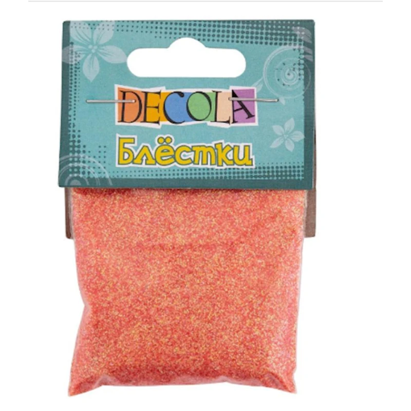 Блестки декоративные Невская палитра, 0.3 мм, 20 г, светло-розовый