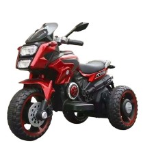 Uşaqlar üçün elektrik motosikl, 3-10 yaş, qırmızı