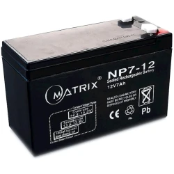 Akkumulyator üçün batareya Matrix 12v 7ah