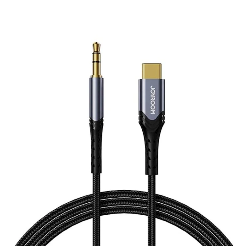 Kabel AUX to Type-C Joyroom SY-A03 Black 1 m