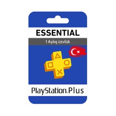 Abunə Sony PS Plus Essential (PSN Türkiyə, PS4/PS5) 1 aylıq