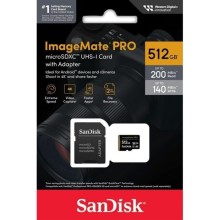 Yaddaş kartı SanDisk ImageMate Pro 512GB microSDXC UHS-I (SDSQXBD-512G-AW6KA)