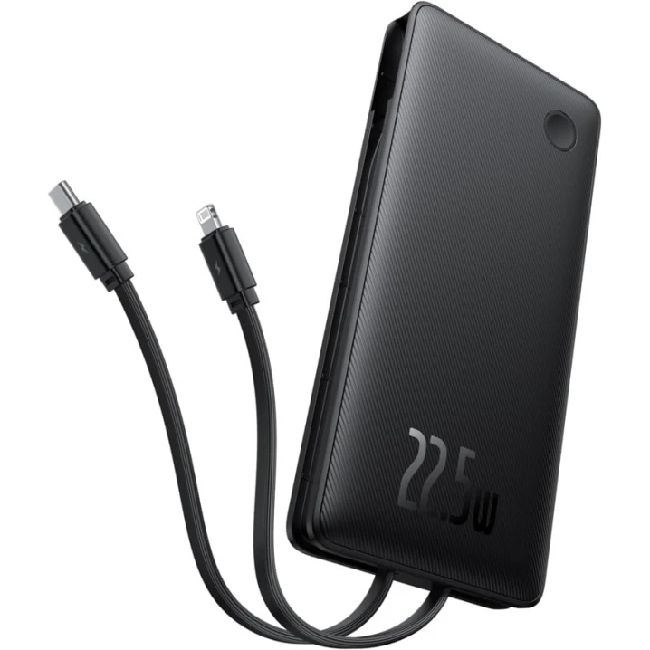 Внешний аккумулятор Baseus Airpow Lite 12000 mAh, Черный Внешний аккумулятор Baseus Airpow Lite 12000 mAh, Черный